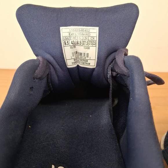 Brooks Beast GTS 24 Men's Running Shoes Sneakers Blue White 9.5 4E Extra Wide - Picture 14 of 15